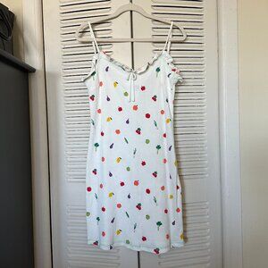 STAUD Aubergine Mini Dress, waffle knit, size L (SS 2019)